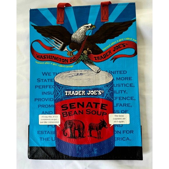 New Trader Joe's Reusable Regional shopping Bag (Washington D.C.) tote USA - Picture 2 of 7